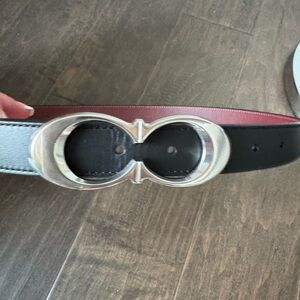 Silver and Black Women's Belt